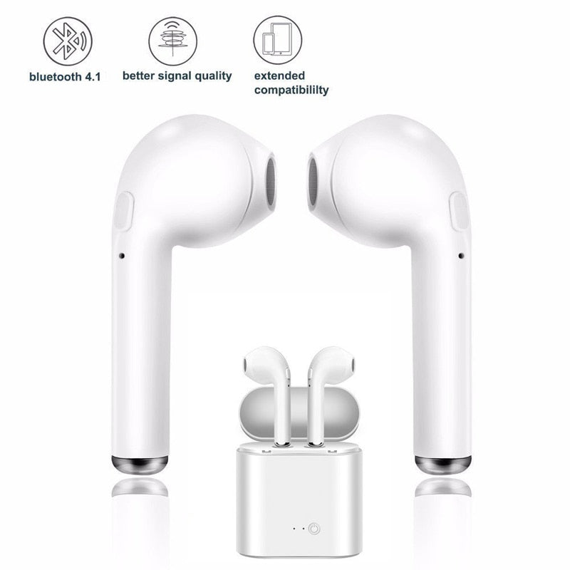 TWS Wireless Bluetooth 5.0 Earphone sport Earbuds Headset With Mic For iPhone Xiaomi Samsung Huawei LG smartphone