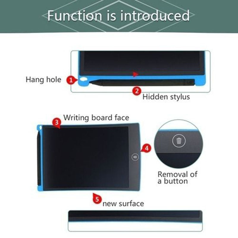 8.5Inch Electronic Drawing Board LCD Screen Writing Tablet Digital Graphic Drawing Tablets Electronic Handwriting Pad Board+Pen